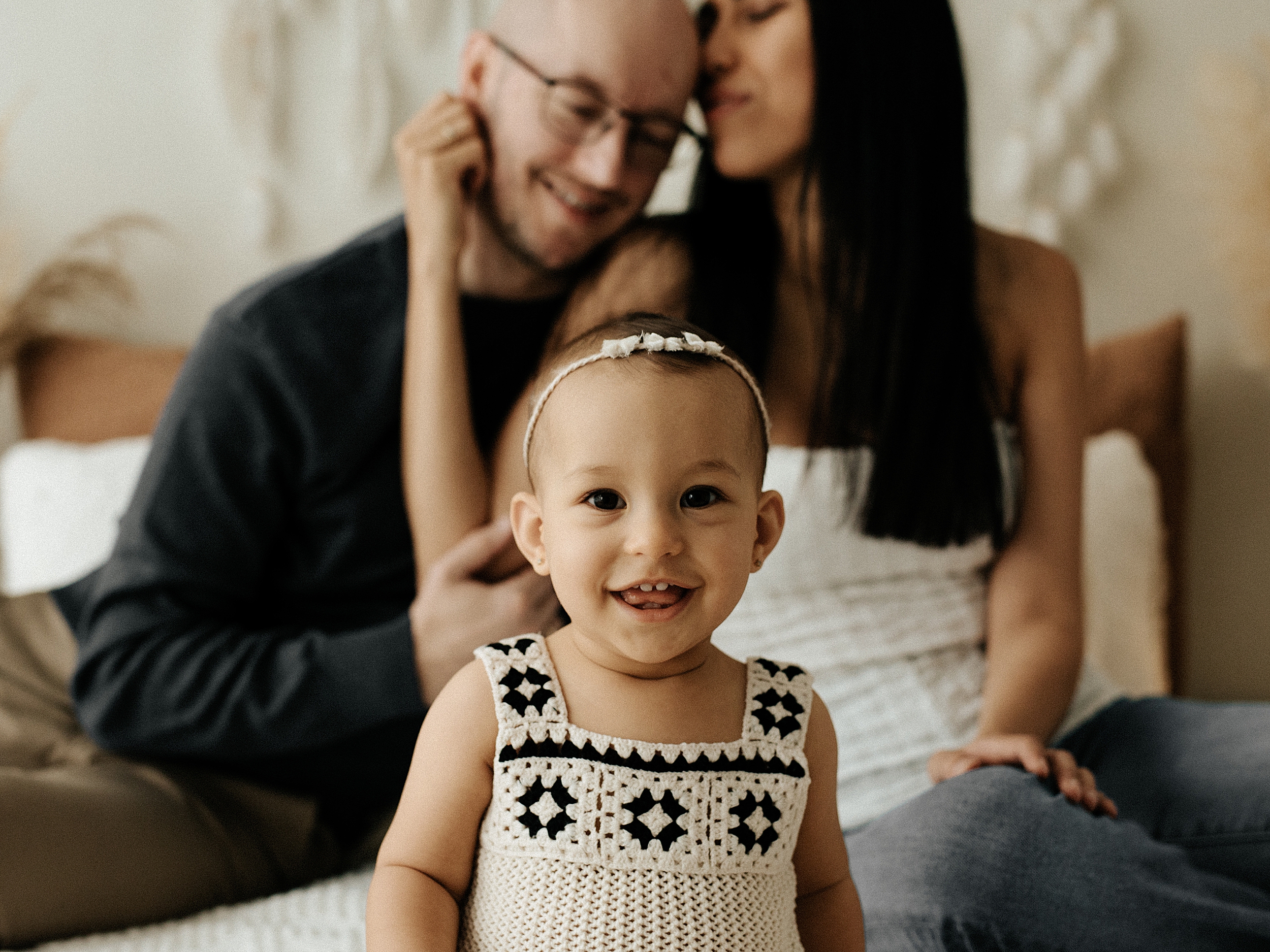 Fotografía de primer cumpleaños en estudio