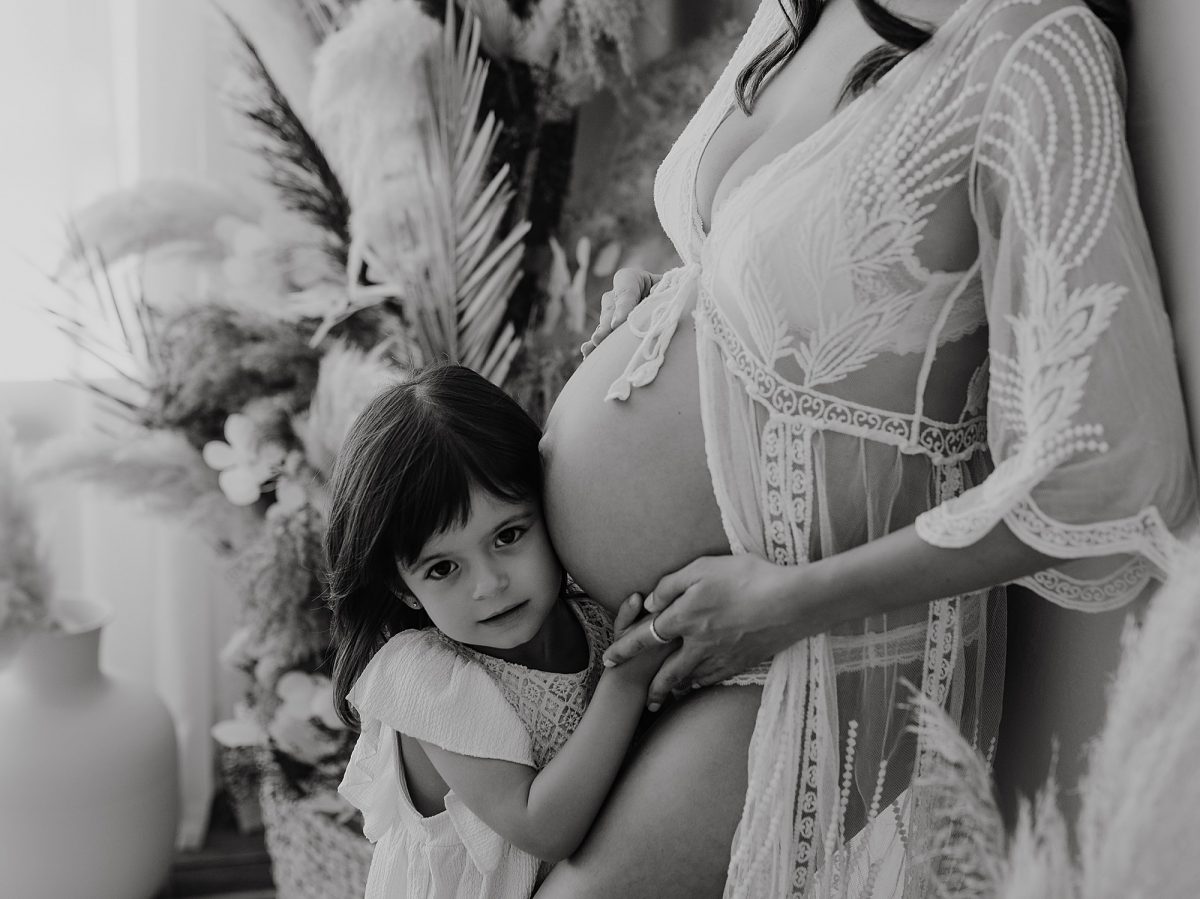 Fotografía natural de embarazo